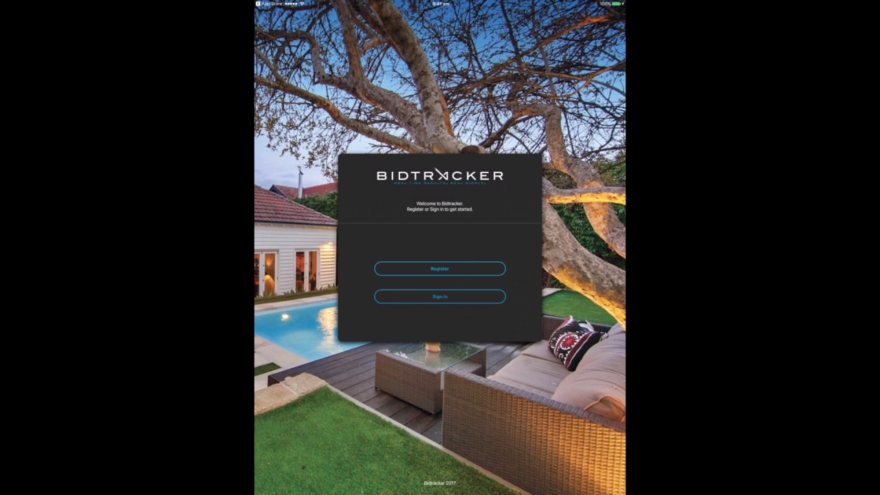 sign in to bidtracker youtube