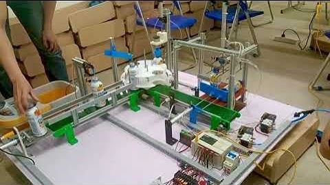 DATN- Thiết kế chế tạo mô hình chiết rót và đóng nắp chai