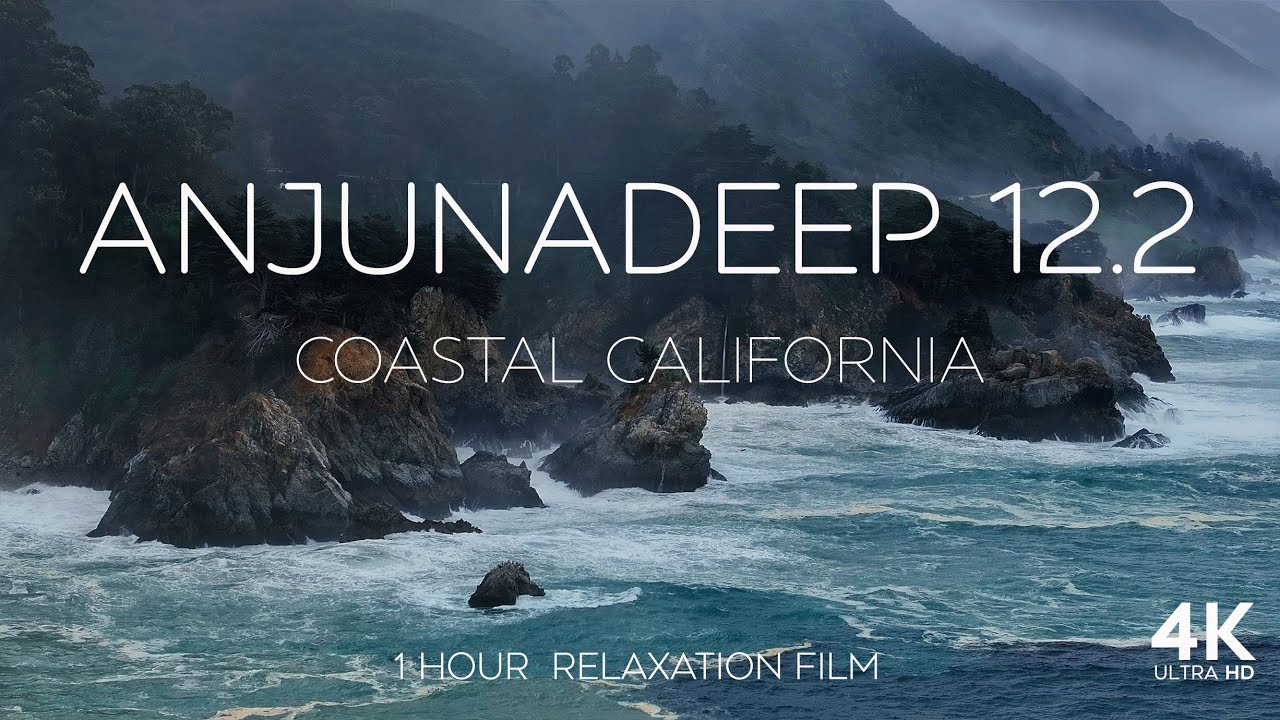 Ocean Therapy Coastal California | Anjunadeep 12.2 Deep House Mix | 4K Aerial Views