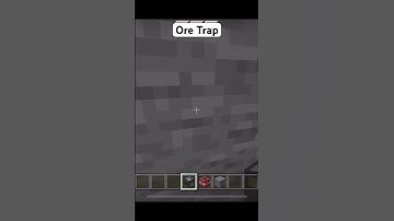 Minecraft: Ore Trap! | #shorts