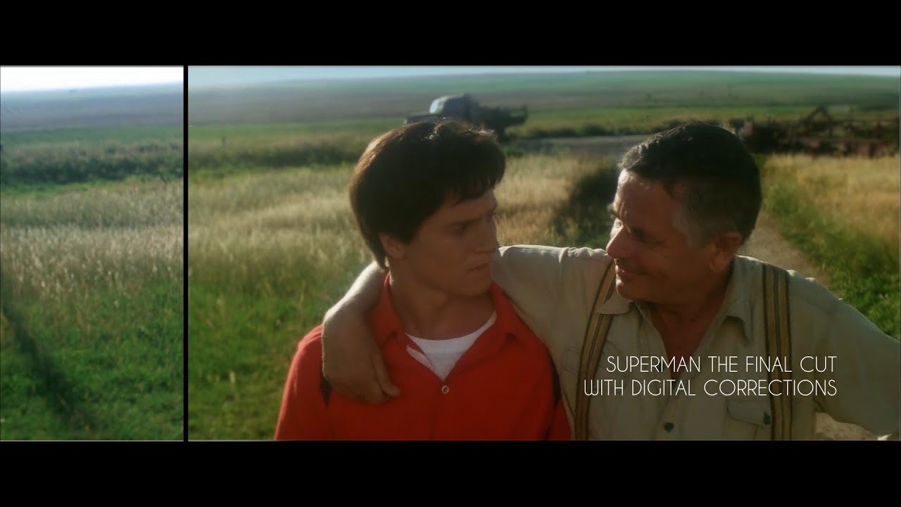 Superman: The Movie - restoring process Pa Kent and Clark