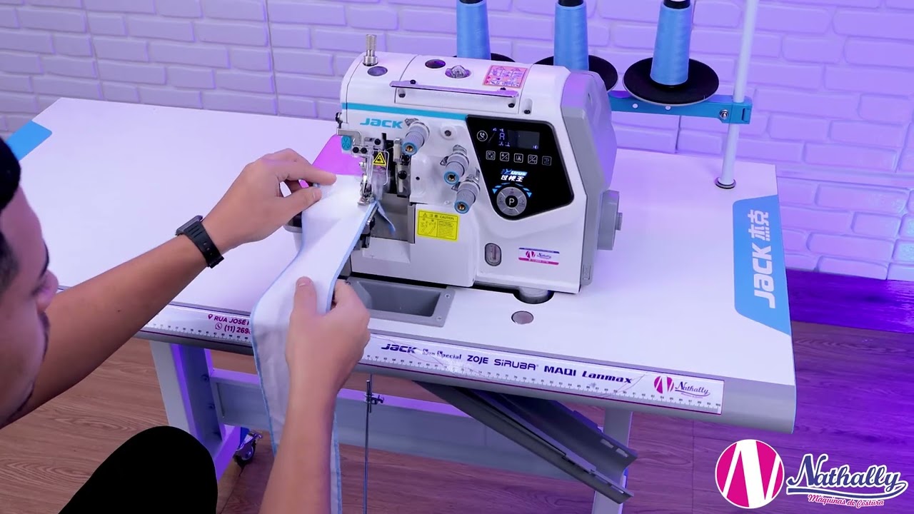 Máquina de Costura Interlock com Inteligência Artificial