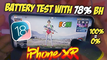 🔥iPhone XR Battery Drain Test on 78% Battery Health | 100% to 0% | iPhone XR Dead?