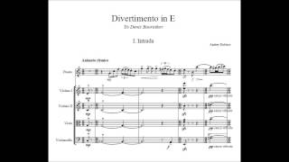 Andrey Rubtsov - Divertimento In E For Flute And String Quartet
