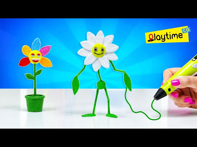 Made a Daisy Flower Poppy Playtime Chapter 3 😱 My Poppy Playtime