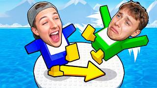 I Trolled My Brother In Roblox Knockout!