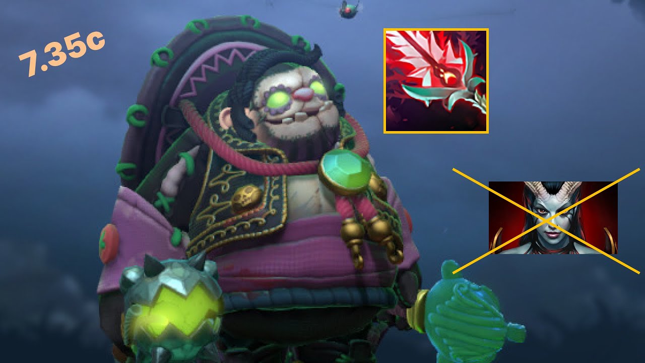 Mid Lane Pudge vs Queen of Pain (7.35c) | Daily Pudge #6 - Dota 2