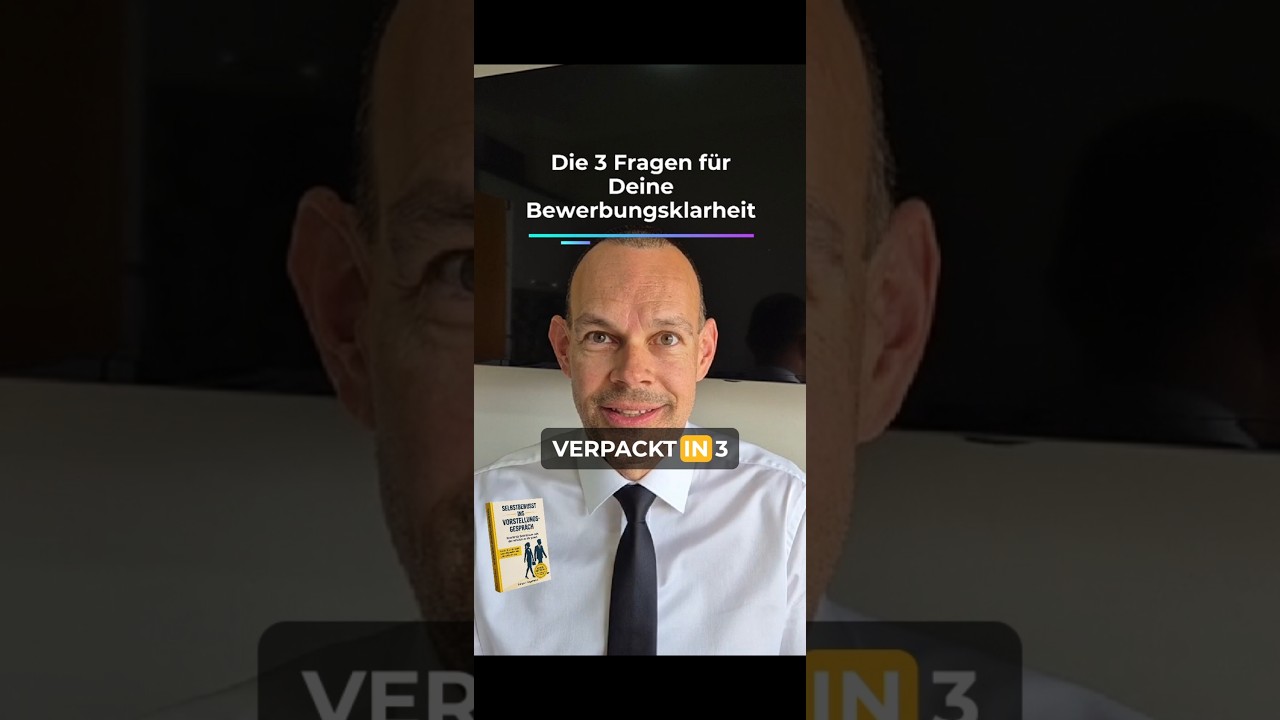 Die 3 wichtigsten Fragen vor jeder #Bewerbung (die fast alle ignorieren)