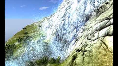 waterfall particle emiter example