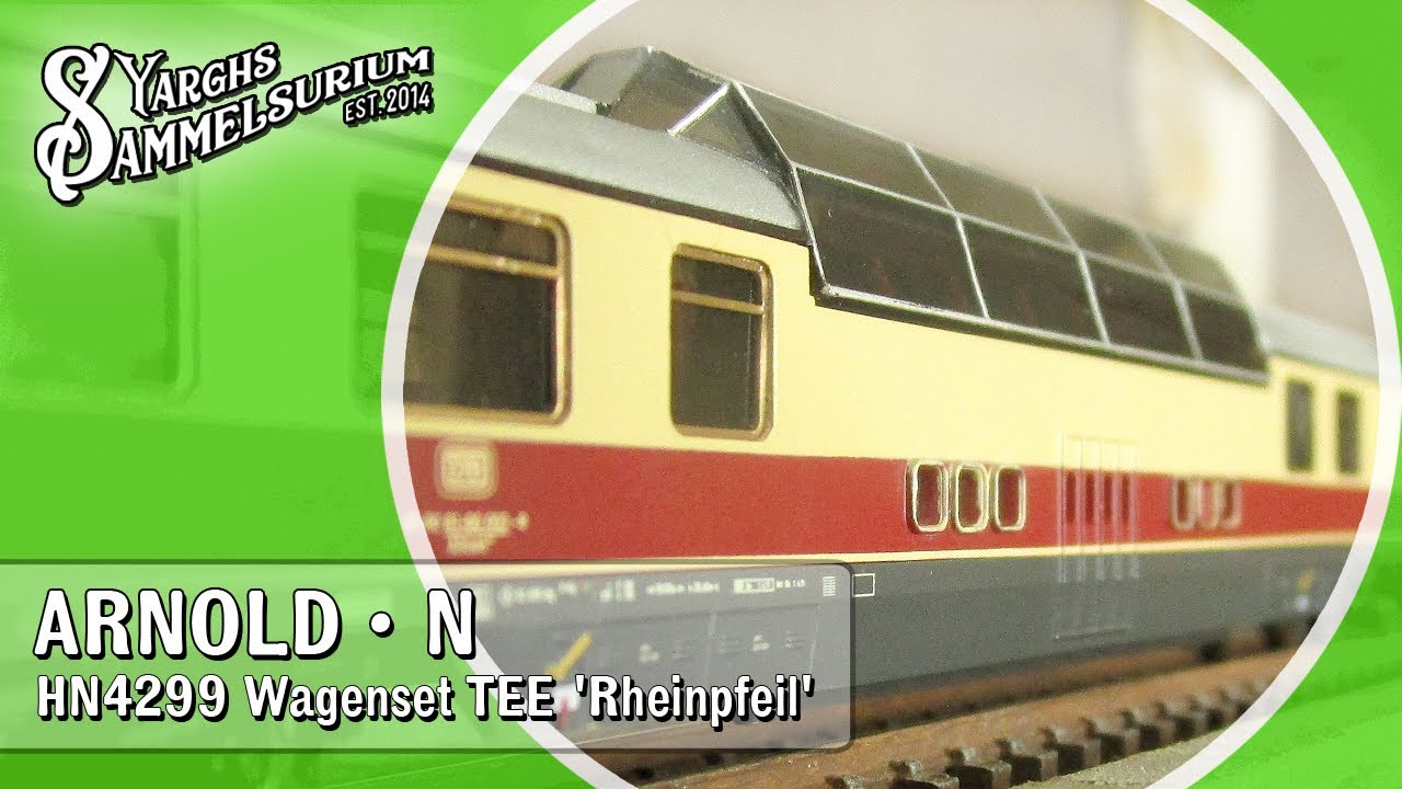 🚊 ARNOLD HN4299 - Wagenset TEE Rheinpfeil - Vorstellung Modellbahn Spur N