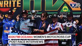 2026 Fim Oceania Wmx Cup Team Usa Post-race Interviews: Turner, Jarvis, Astudillo, Herrick And Denny