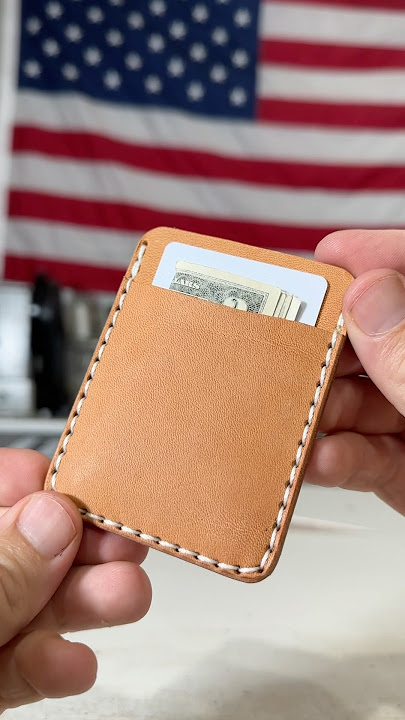 Making a Leather Wallet