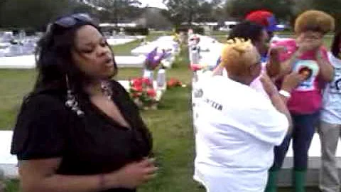 Kim McCoy sings I Miss You at Memorial Service