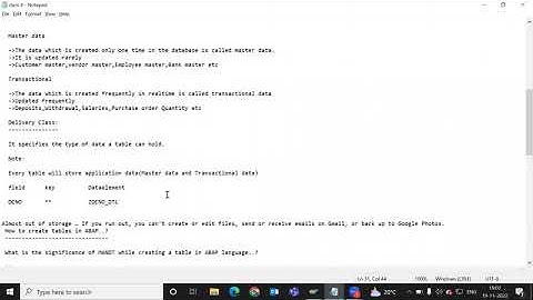 Data element and Domain concept in abap dictionary