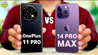 Athlete Statistics OnePlus 11 Pro vs iPhone 14 Pro Max | Comparison based on latest Leaks @mobiletechtube