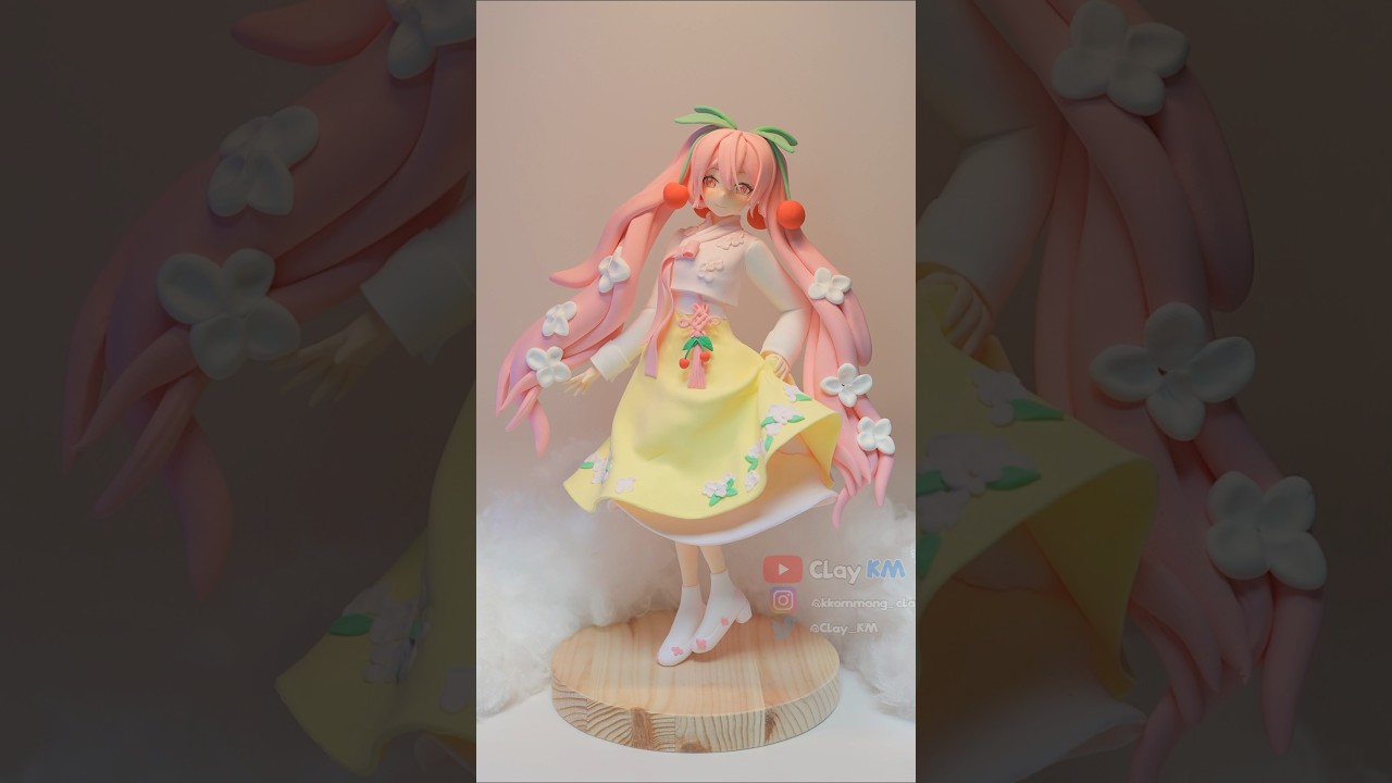 Handmade Sakura Miku DIY figure 🌸 Love Words V ( DECO*27 ) 🌸 愛