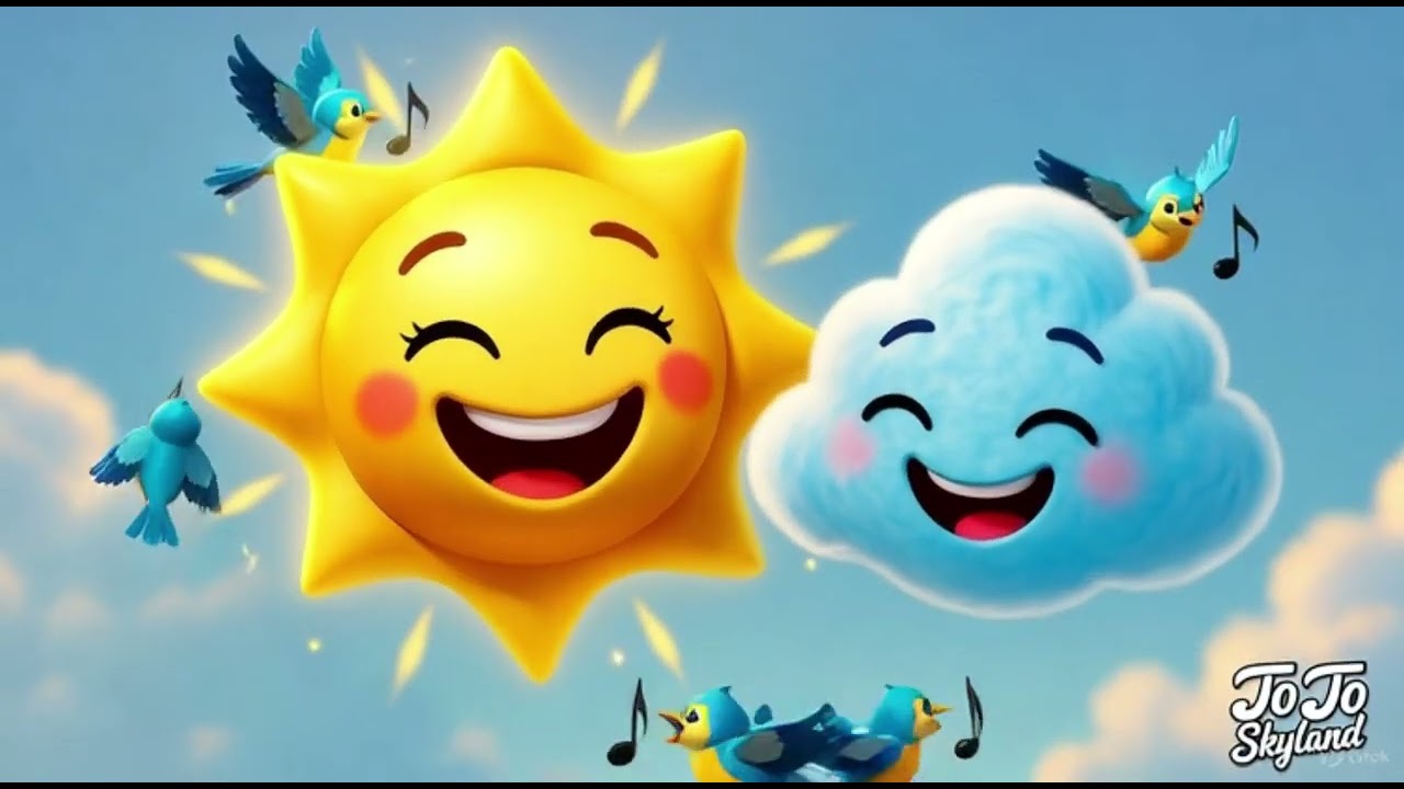 Brave Little Cloud’s Adventure ☁️✨ | Fun Kids Song | Playful Nursery Rhyme