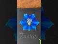 💙Simple BLUE flower acrylic painting🖌️🎨#shorts #viral #blue #flower #acrylicpainting # #reels