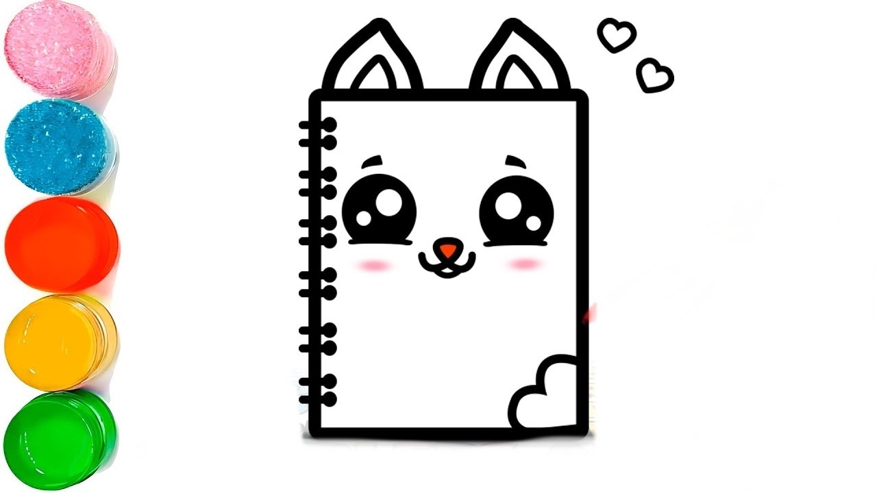 Noteboo Draw How To Draw a Cute Notebook Drawing | Beautiful Notepad Drawing For ...