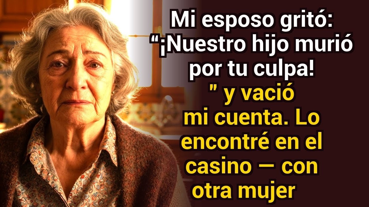 Mi esposo gritó： “¡Nuestro hijo murió por tu culpa!” — luego vació mi cuenta y desapareció al