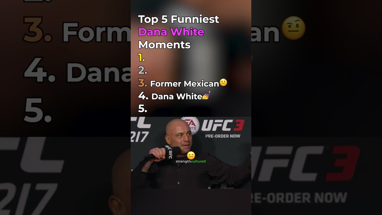 Dana White Top 5 Funniest Moments 😭 