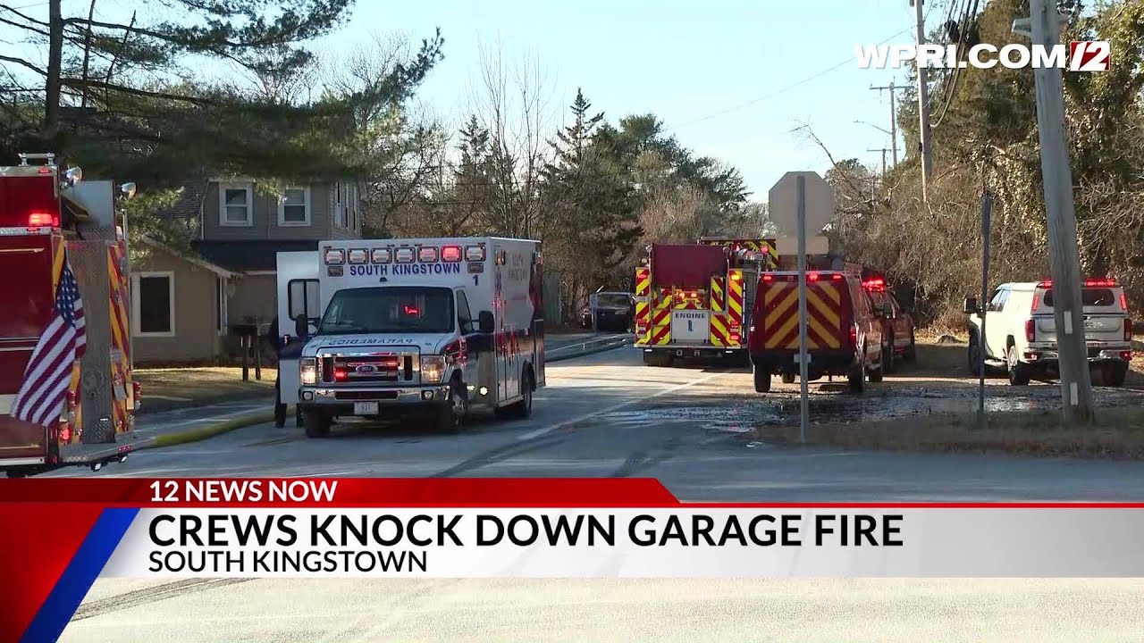 Video Now: Crews knock down fire in South Kingstown - YouTube