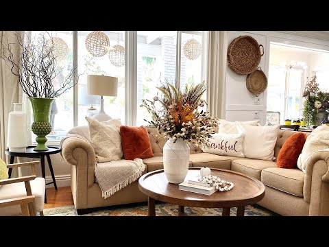 HOW TO UPDATE YOUR FALL DECOR II INTERIOR DESIGN FALL ~DECORATE WITH ME ~LOAD OF FALL DECOR IDEAS