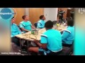 'Boring Chelsea' stars Didier Drogba and John Terry play 'head tennis'