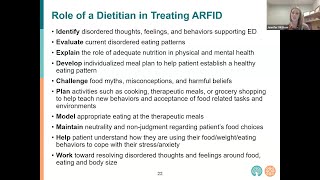 Session 2 - Supporting Love Ones with ARFID: Sensory Sensitivity