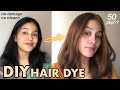 DIY AFFORDABLE HAIR DYE | NO BLEACH (black to brown) | Ms Krisha Natividad