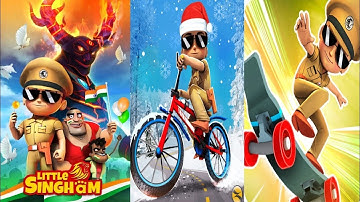 Little singham 3D Run Games play 🔥| ios android Gameplay  | #youtubevideo #youtube #littlesingham