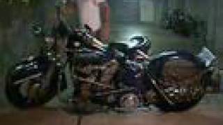 Harley Davidson 1952 panhead kickstart