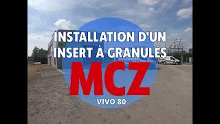 Installation d'un insert à granulés