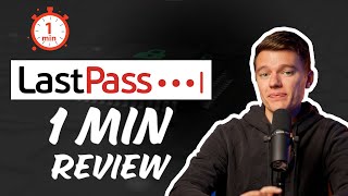 LastPass Review 2023 | Powerhouse of Password Managers🔑 A Quick 1min Review⏱️