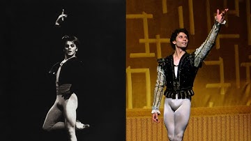 Mikhail Baryshnikov vs Herman Cornejo - "Giselle" act ll solo