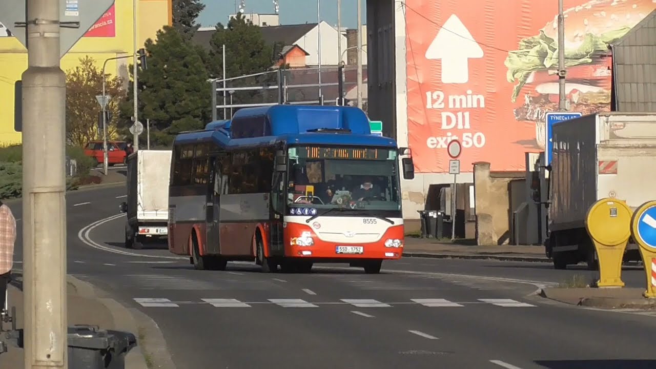 Autobus SOR CNG 12 (OAD Kolín) ev.č.8555 na linkách 706/74.  a 706/76. (Adventní kalendář 2022 #3)