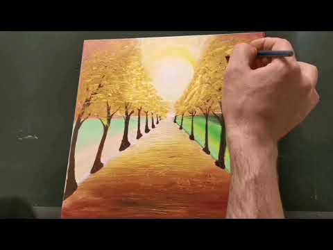 طريقة رسم شجرة للأطفال خطوة بخطوة - YouTube
