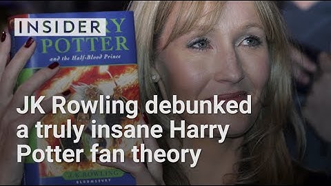JK Rowling debunks insane Harry Potter fan theory
