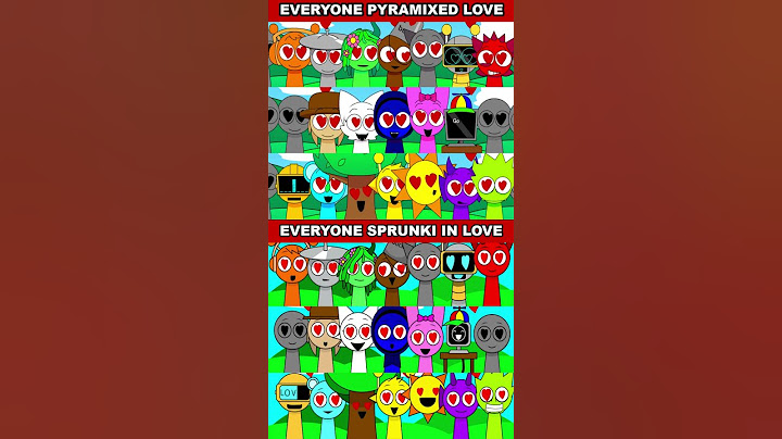 SPRUNKI IN LOVE VS LOVE PYRAMIXED LOVE MIX VERSION #sprunki #viralshort