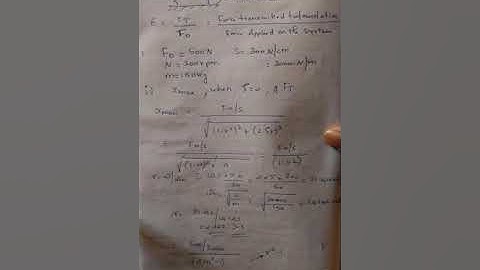 ME6505-DOM- TRANSMISSIBILITY