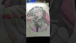 Drawing Subscriber's PFP #shorts #anime #art #naruto #hinata #fyp #pfp #drawing #trend #viral #amv
