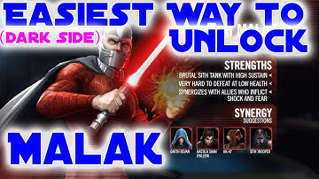 Easiest Way To Beat The Dark Side Malak Event. Minimum Gear Required.