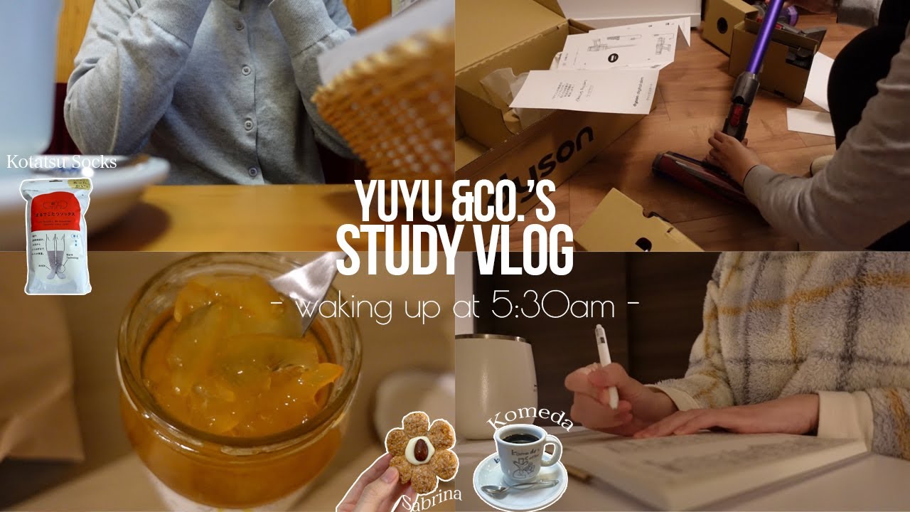 Study vlog / Продуктивный день👩🏻‍💻🍲 / Waking up at 5:30am / Living in Japan / What I eat in a day