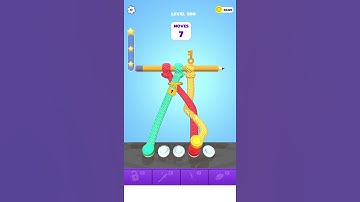 Tangle master 3D / New iOS game play #500 #shorts