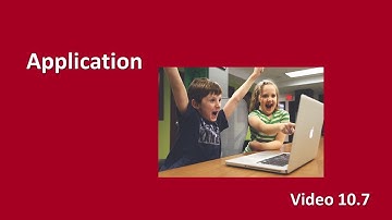 PSY 230 Video 10.7: Application