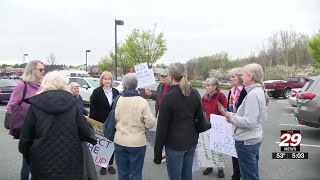 Charlottesville protestors head to McGuire’s Lynchburg office to demand in-person town hall