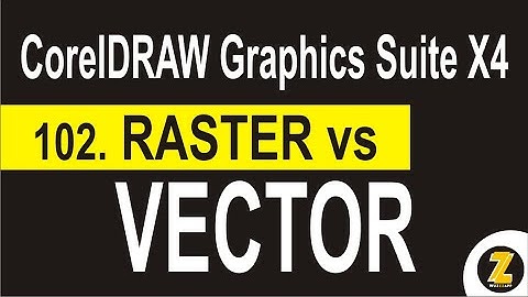 Raster vs Vector | CorelDRAW Graphics Suite X4 -  Wuzzzapp