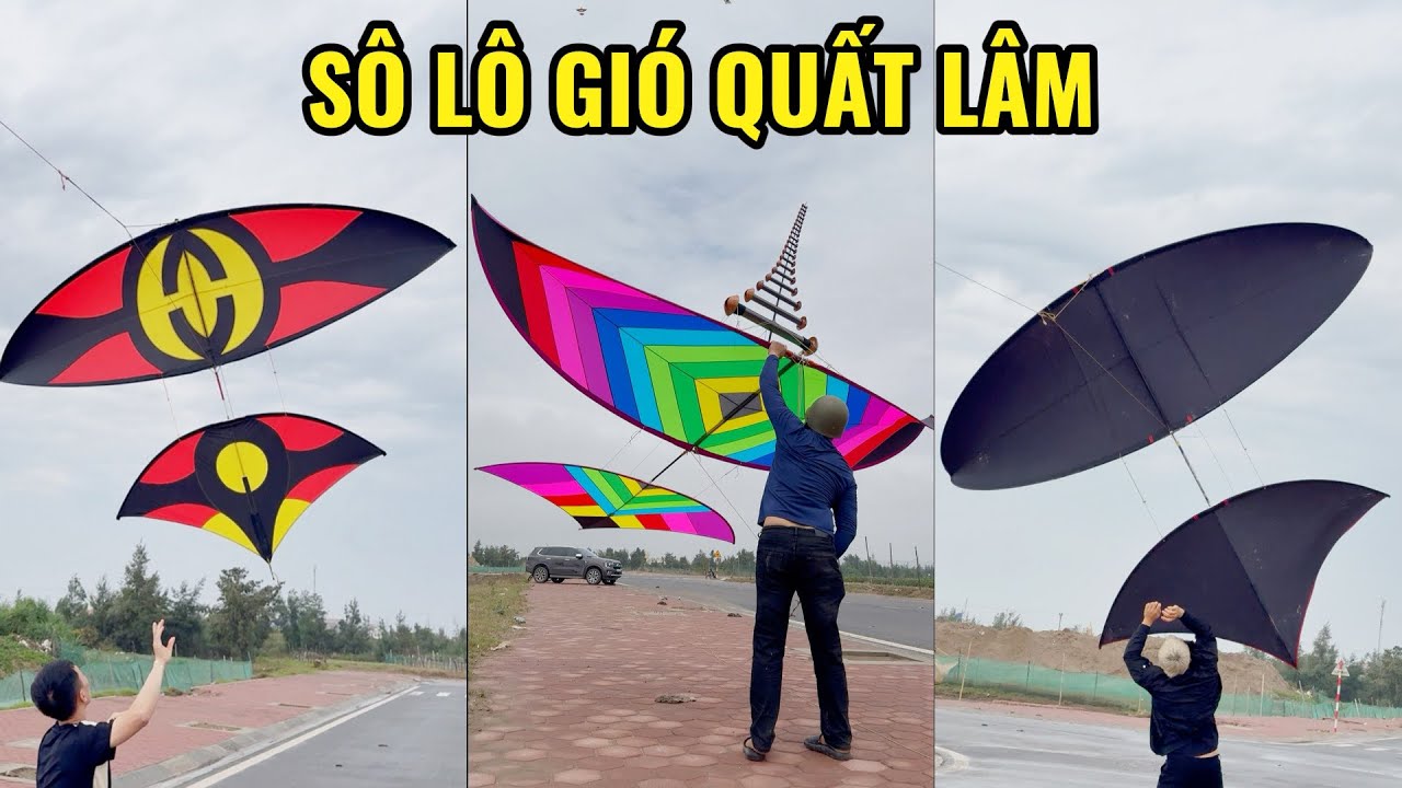 HIEU TONY | SĂN GIÔNG NGOÀI BIỂN & MÀN THẢ DIỀU LƯỢN CỰC BÁNH CUỐN #dieusao #thadieusao #hieutony 