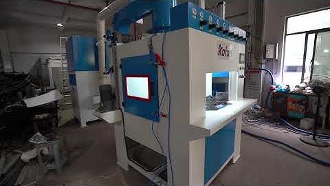 Automated Sandblasting System, Multiple Platform Batch Sandblaster