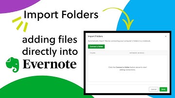 Add files directly to Evernote using Import Folders